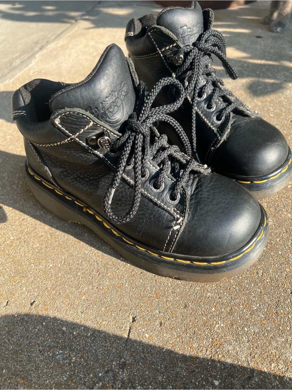 Doc Martin Original Made In England Vintage 90’s Leather Lace-up Ankle Boots UK4